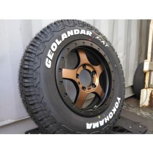 ジムニー ヨコハマ ジオランダー AT4 185/85R16 ホワイトレター 16