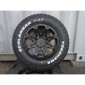 ジムニー ホイールタイヤセット XTREME-JXJ04 ジオランダーA/T 185/85r16 GEOLANDAR 【新品4本】ジムニー タイヤホイールセット ヨコハマ