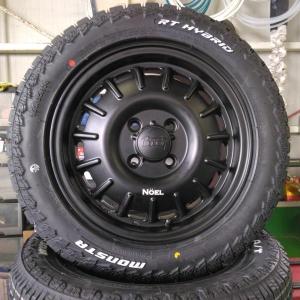 MONSTA TYRES 軽自動車 夏タイヤホイールセット 新品 4本セット 155