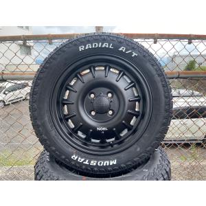 NV200 バネット デリカ D3  MUDSTAR Radial AT 175/65R14 82H 14インチ タイヤホイールセット ホワイトレター｜wat