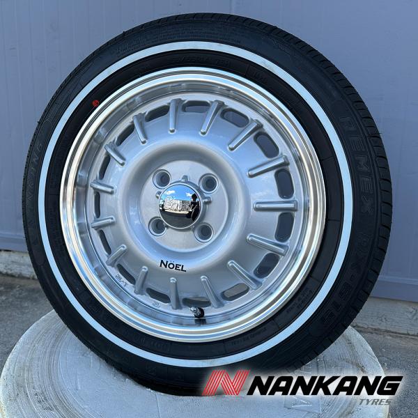 ココア ラパン 軽トラ 軽バン エヴリィ アトレー スマイル ナンカン ホワイトリボン 155/65...