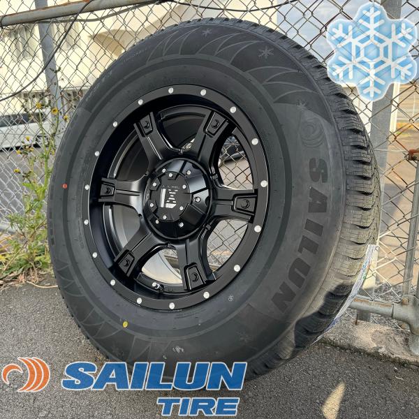 即納 スタッドレス ランドクルーザー プラド FJクルーザー H3 SAILUN 265/70R17...