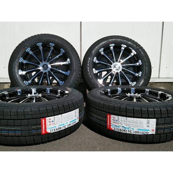 新品 スタッドレス 215/60R17 NANKANG SNC-1 車検対応 冬タイヤ ホイールセッ...