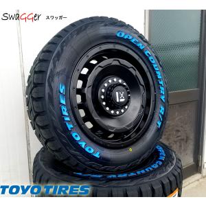 ヴェゼル カローラクロス タイヤホイールセット 16インチ SwaGGer TOYO OPENCONTRY R/T 215/65R16 225/70R16 ホワイトレター