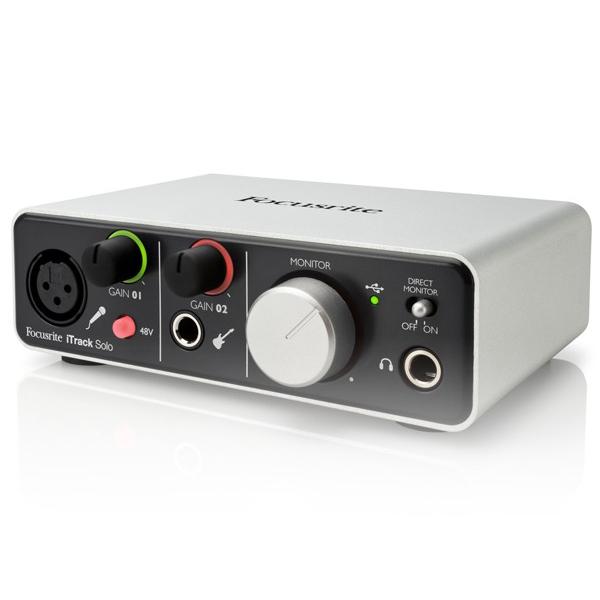Focusrite(フォーカスライト) オーディオインターフェイス iTRACK Solo 国内正規...