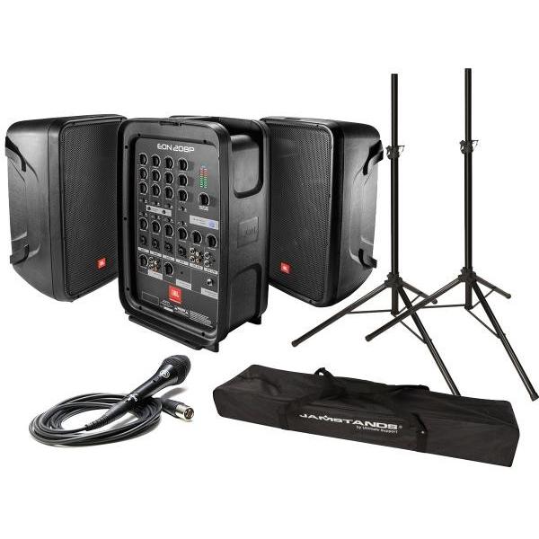 JBL(ジェイビーエル) EON208P スピーカースタンド(JS-TS50)セット ◆ 8インチス...