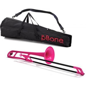 PINSTRUMENTS PBONE1PNK トロンボーン ピンク P-BONE プラスチック B♭ テナートロンボーン 管楽器 PLASTIC TROMBONE pink 細管 Pボーン　北海道 沖縄 離島不可