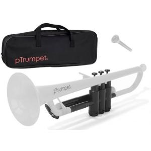 PINSTRUMENTS PTRUMPET1W ホワイト  pTrumpet プラスチック トランペット 管楽器 Pトランペット B♭ trumpet white　北海道 沖縄 離島不可｜watanabegakki