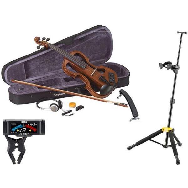 CarloGiordano 特注 ナイロン弦 EV-202 ナチュラルブラウン エレクトリック バイ...