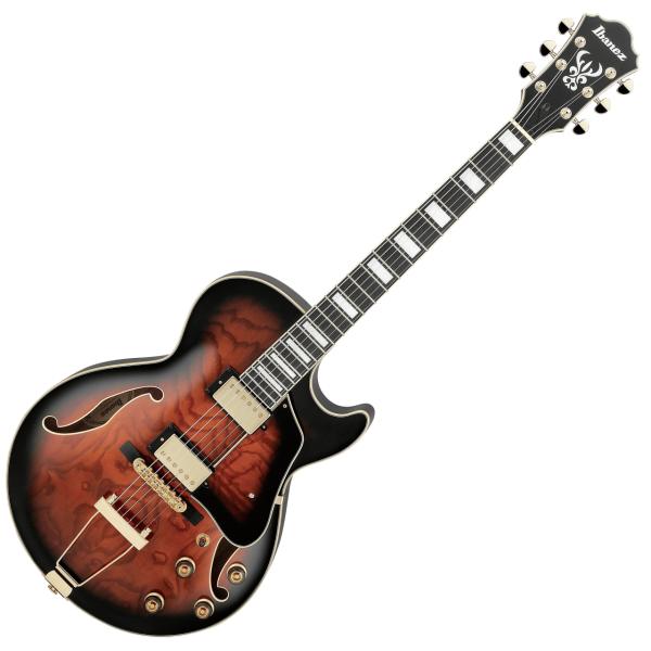 Ibanez(アイバニーズ) AG95QA DBS フルアコ エレキギター Dark Brown S...