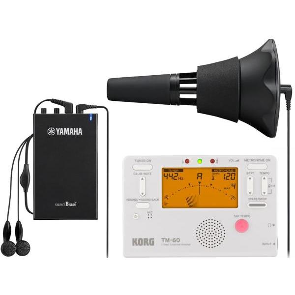 YAMAHA(ヤマハ) SB7J トランペット コルネット サイレントブラス ミュート KORG T...