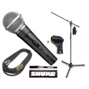 SHURE（シュア） SM58-LCE お手頃 マイクスタンドセット （XLR-XLR 5