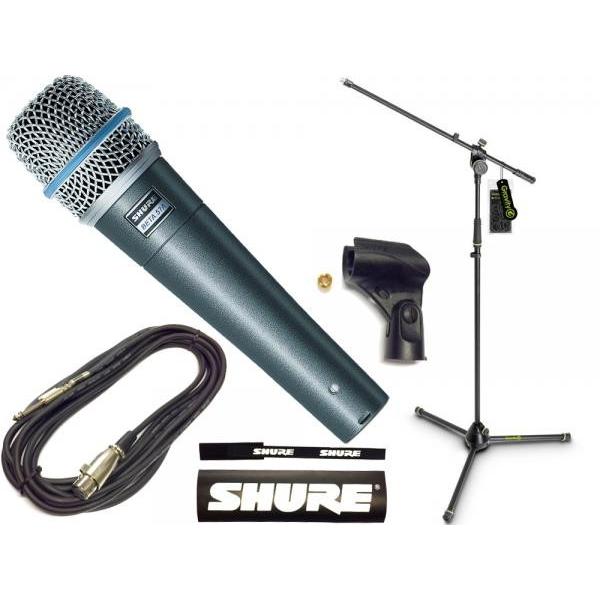 SHURE(シュア) BETA57A Gravity三脚マイクスタンドセット （XLR-フォーン 5...