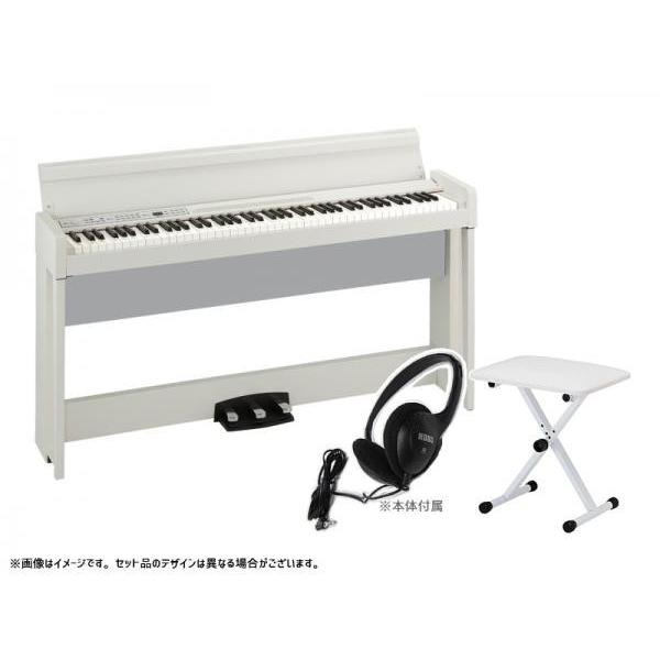 KORG(コルグ) 電子ピアノ C1 Air-WH キーボードベンチセット ホワイト【取り寄せ商品 ...