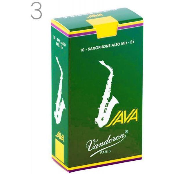 vandoren(バンドーレン) SR263 アルトサックス リード ジャバ グリーン 3番 1箱 ...