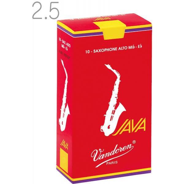 vandoren SR2625R アルトサックス リード ジャバ ファイルド レッドカット 2.5 ...