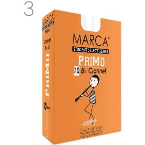 MARCA(マーカ) プリモ B♭ クラリネット リード 3番 10枚入 1箱 clarinet student reed PRIMO 3.0　北海道 沖縄 離島不可｜watanabegakki