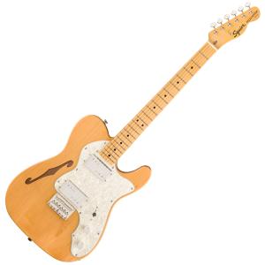 SQUIER(スクワイヤー) Classic Vibe 70s Telecaster Thinline NAT  テレキャスター シンライン エレキギター｜watanabegakki