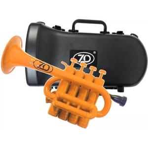 ZO(ゼットオー) ピッコロトランペット PC-11 オレンジ 調整品 新品 アウトレット プラスチック B♭ A piccolo trumpet orange　北海道 沖縄 離島不可｜watanabegakki