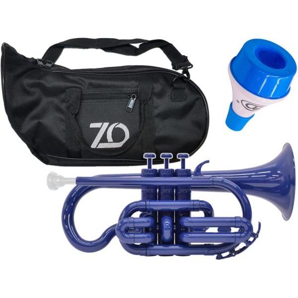 ZO(ゼットオー) コルネット CN-10 ブルー 調整品 新品 アウトレット プラスチック 管楽器...