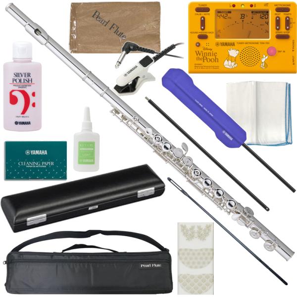 Pearl Flute PF-505E フルート Eメカニズム 銀メッキ C管 管楽器 Quantz...