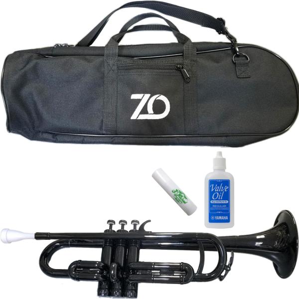 ZO(ゼットオー) TP-05BK トランペット ブラック アウトレット プラスチック 管楽器 bl...