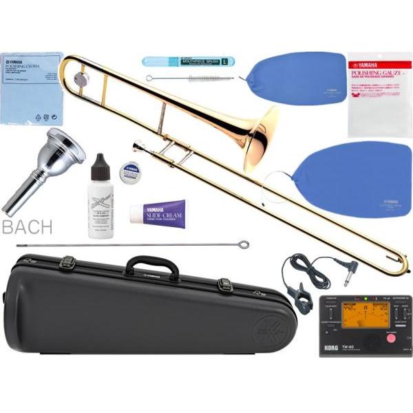 YAMAHA YSL-455G テナートロンボーン ゴールドブラスベル B♭ デュアルボア トロンボ...