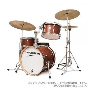 Canopus(カノウプス) YAIBA II BOP KIT Antique Brown Matt LQ 刃II スネア抜き【 ドラムセット 生ドラム 】｜watanabegakki