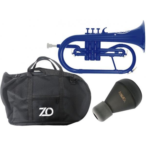 ZO FL-10 フリューゲルホルン ダークブルー アウトレット プラスチック 管楽器 Flugel...