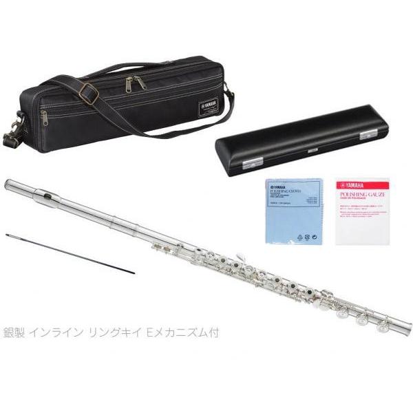 YAMAHA 先請求 YFL-797H フルート インライン リングキイ フィネス H足部管 総銀製...