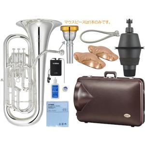 YAMAHA(ヤマハ) YEP-642S ユーフォニアム Neo 銀メッキ 4ピストン 太管 コンペンセイティング B♭ Euphonium セット B　北海道 沖縄 離島不可｜watanabegakki