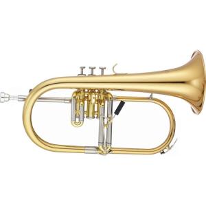 XO(エックスオー) 1646GB フリューゲルホルン ラッカー ゴールド ゴールドブラス 管楽器 B♭ Flugelhorn gold　北海道 沖縄 離島不可｜watanabegakki