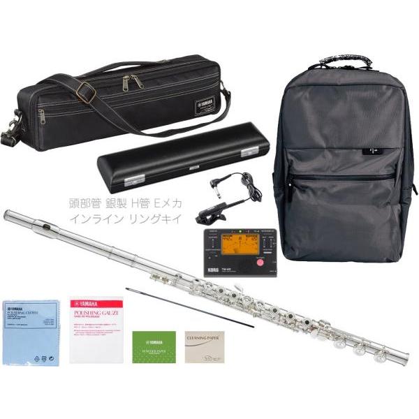 YAMAHA YFL-597H Eメカニズム H足部管 インライン リングキイ フルート フィネス ...