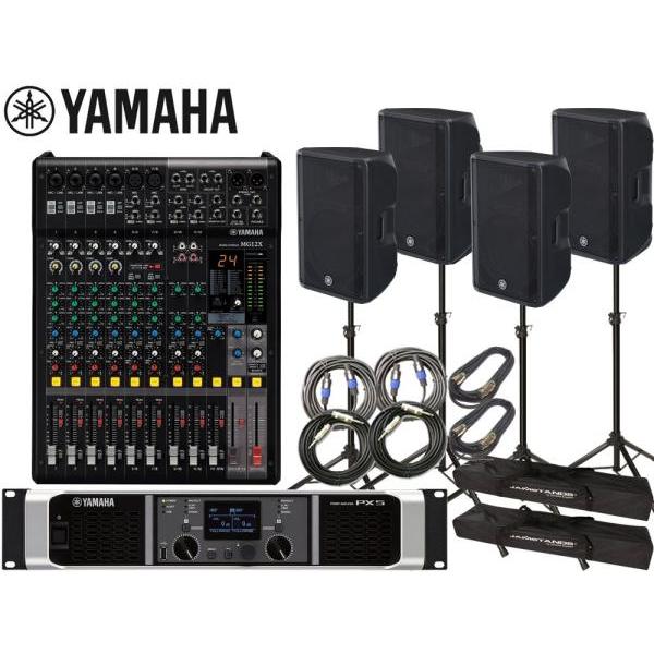 YAMAHA(ヤマハ) PA 音響システム スピーカー4台 イベントセット4SPCBR15PX5MG...