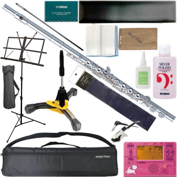 Pearl Flute PF-525E フルート リッププレート ライザー銀製 ブリランテ 銀メッキ...