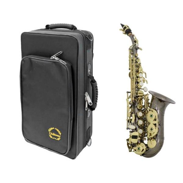 Chateau CSS-C70B カーブドソプラノサックス ブラックニッケル スタンダード 管楽器 ...