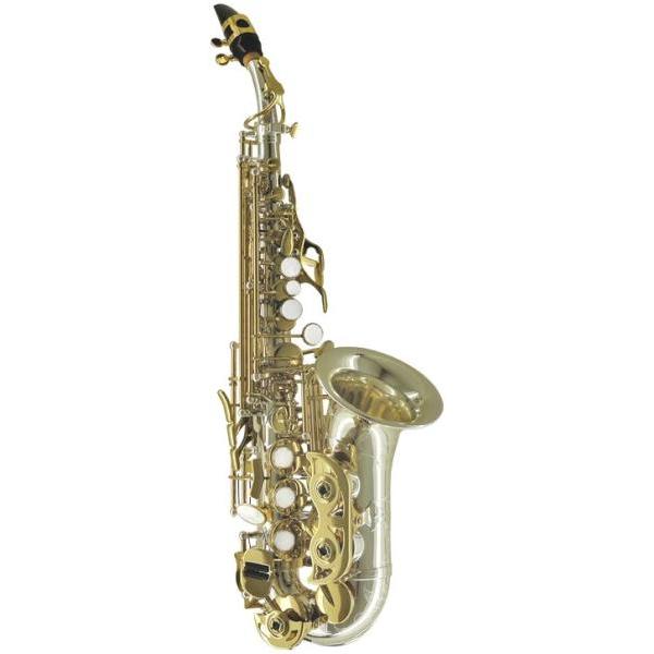 Chateau CSS-CH92SL カーブドソプラノサックス 銀メッキ シルバーカラー レッドブラ...