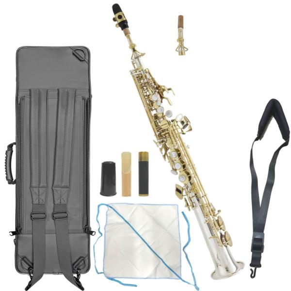 Chateau(シャトー) CSS-H92SL ストレート ソプラノサックス 銀メッキ デタッチャブ...