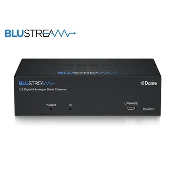 Blustream(ブルーストリーム) DA22DIG   2x2デジタル・アナログ Dante オ...