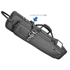 PROTEC PB310 ソプラノサックス ケース セミハードケース ショルダー  デタッチャブル ストレート Soprano saxophone case black   北海道 沖縄 離島不可｜watanabegakki