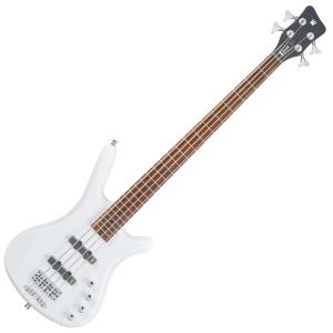 Warwick(ワーウィック) RockBass Corvette Basic 4st Solid White High Polish ロックベース コルベット エレキベース グロス・ホワイト 特価品【 梅雨特価  】｜watanabegakki