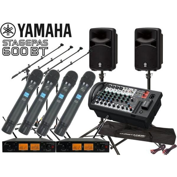 YAMAHA(ヤマハ) STAGEPAS600BT SOUNDPURE ワイヤレスマイク ハンドタイ...