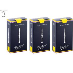 バンドーレン V21 B♭クラリネット リード 2.5 4箱セット vandoren（バンドーレン） バス クラリネット リード バンドレン V21