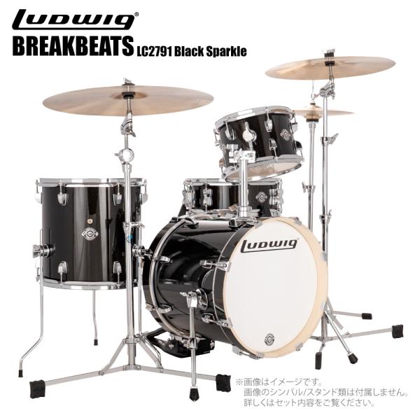 LUDWIG(ラディック) 即納可能 ブレイクビーツ  LC2791 Black Sparkle B...