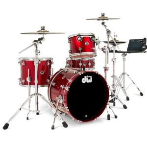 DW(ディーダブル) DWe 4-Piece Complete Bundle Kit Black Cherry Metallic Lacquer【代引不可 】