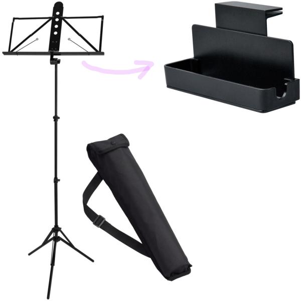 YAMAHA(ヤマハ) MS-260AL アルミ譜面台 MS-RKDX 譜面台ラックデラックス セッ...