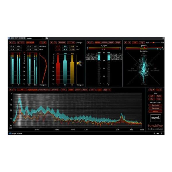 Plugin Alliance(プラグインアライアンス) SPL HawkEye ミックスツール エ...