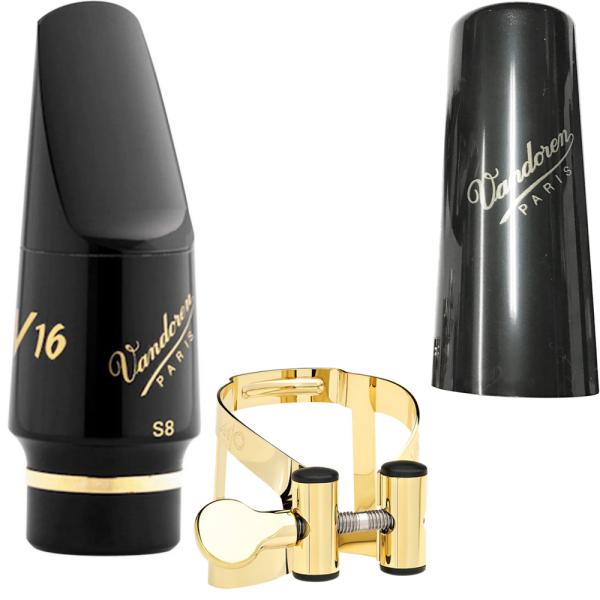 vandoren(バンドーレン) SM804 ソプラノサックス S8 マウスピース V16 ラバー ...