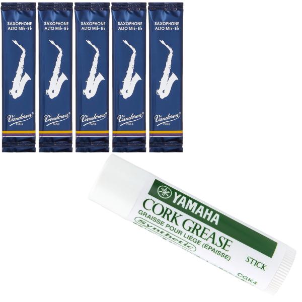 vandoren バラ5枚 SR213 箱なし アルトサックス リード トラディショナル 3番 al...