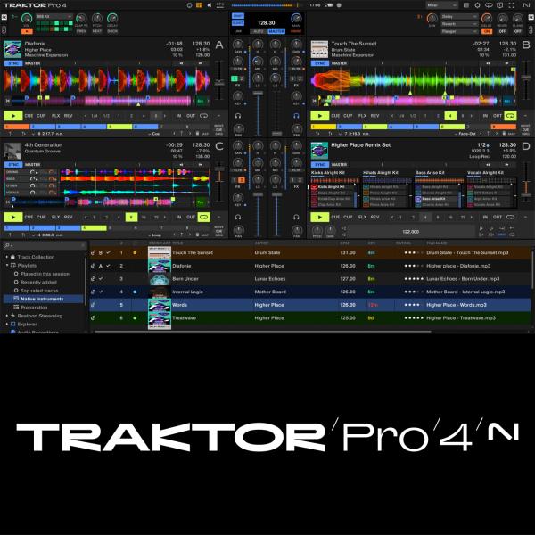 Native Instruments(ネイティブインストゥルメンツ) Traktor Pro 4 D...